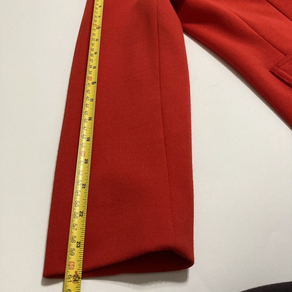 $5 SALE MUST GO Vintage 70s Alex Coleman Sportswear Red Blazer Jacket Size S - Picture 11 of 12